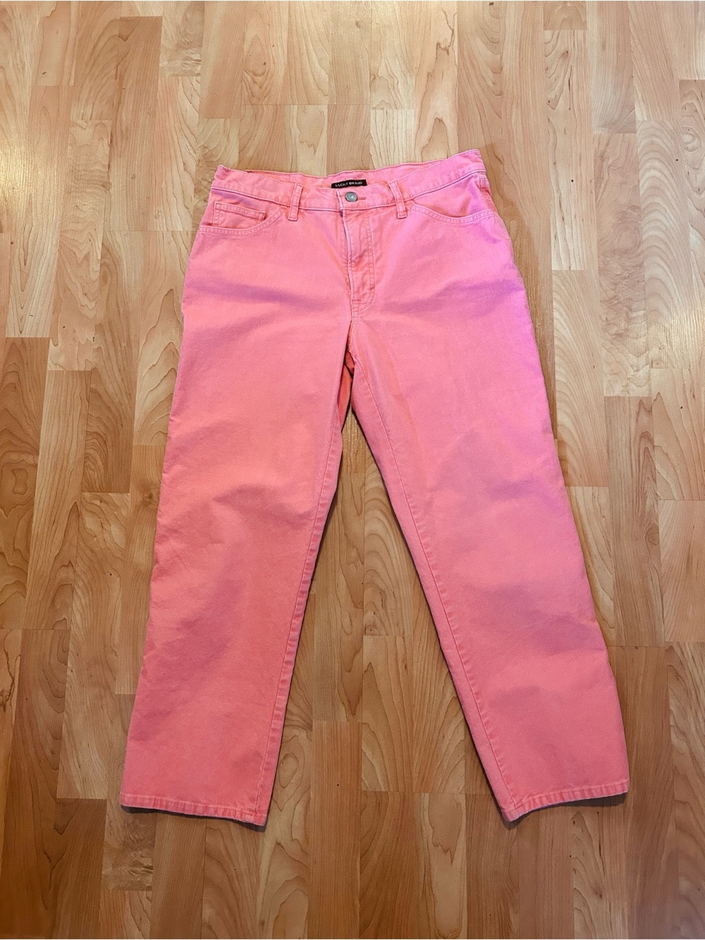 Peachy Pink Women's Straight-Leg Jeans